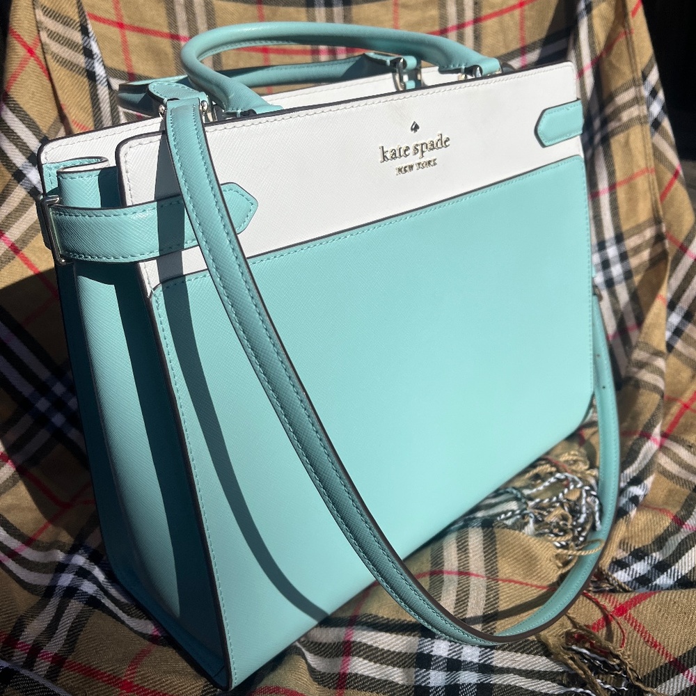 Kate Spade Staci Satchel Tiffany Blue